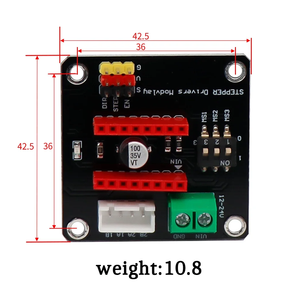 3D 프린터 드라이버, 42 스텝퍼 모터 드라이버 제어 확장 보드 모듈, Arduino UNO R3 Ramps1.4 DIY 키트, A4988 DRV8825, 1PC