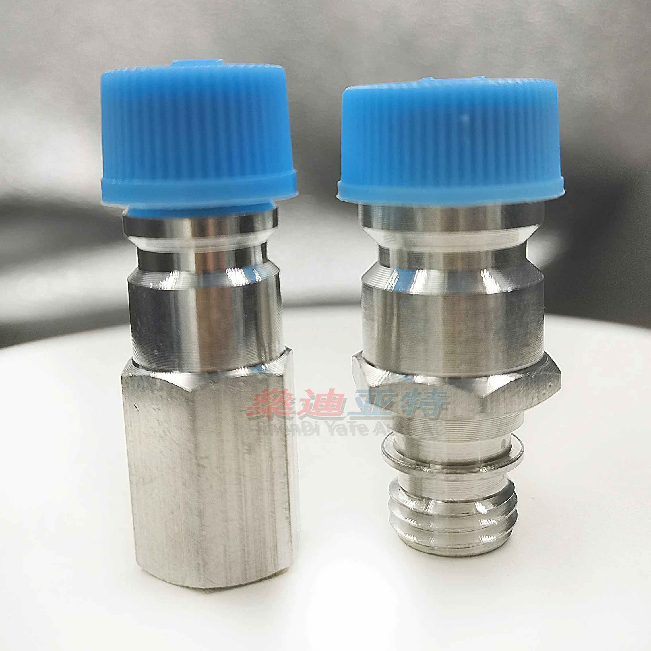 (5 pairs) Retrofit High/Low Side A/C Service Charge Port Ball Valve Cores With Caps Auto Air Conditioner System For GM VW