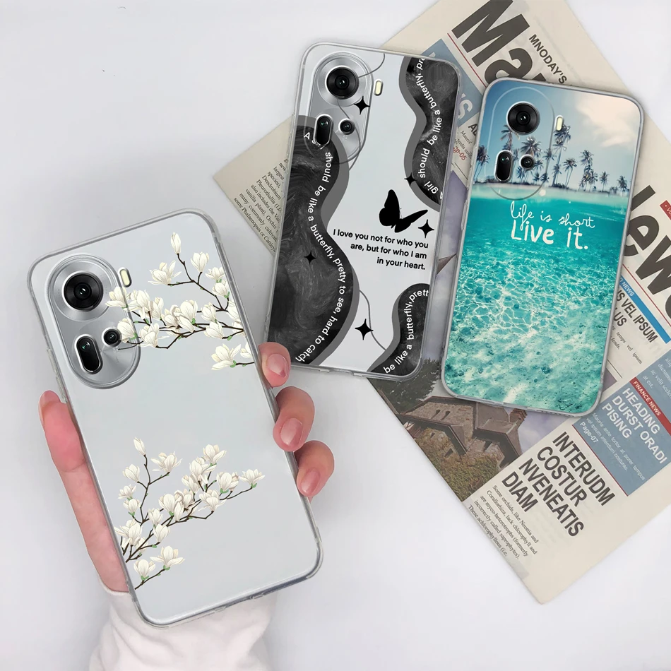 Clear Protective Silicone Anti-Drop Phone Case