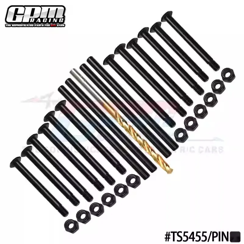 

GPM стальные передние и задние подвесные штыри для TRAXXAS Maxx Slash Maxx W/widemaxx 8940 + 8941