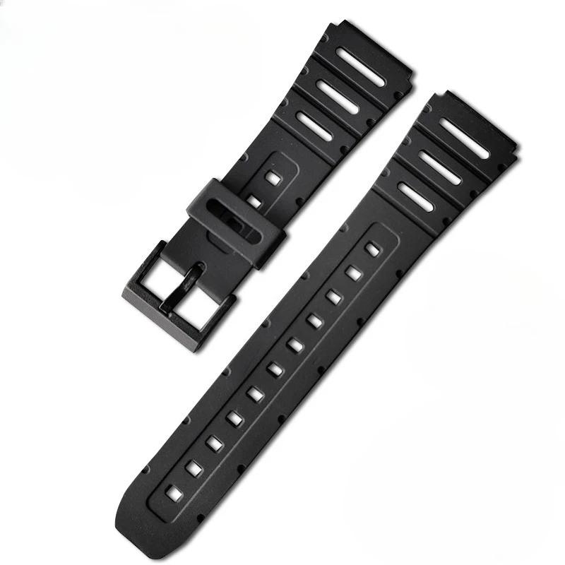 Durable 20mm Silicone Sport Wristband with Soft Plastic Buckle
