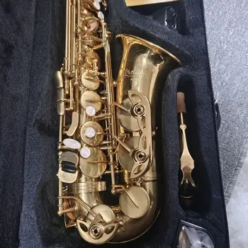 Professional Alto Saxophone Gold Classic Saxophone Instrument ---