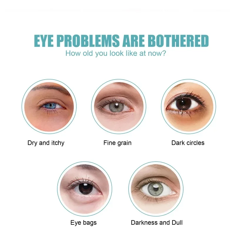 Eye Cream Instant Anti Wrinkle Fade Fine Lines Remove Dark Circles Eye Bags Lifting Firming Deep Care Anti Aging Moisturizing