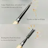 Small gold bar double-ended eyebrow pencil three-dimensional eyebrow shape long-lasting without smudging, slender and natural 3