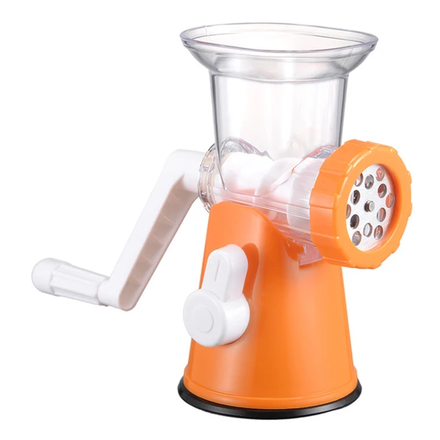 Portable Manual Meat Grinder Stainless Steel Fruit Vegetable Shredder Slicer Food Chopper Mincer Home Kitchen Appliances