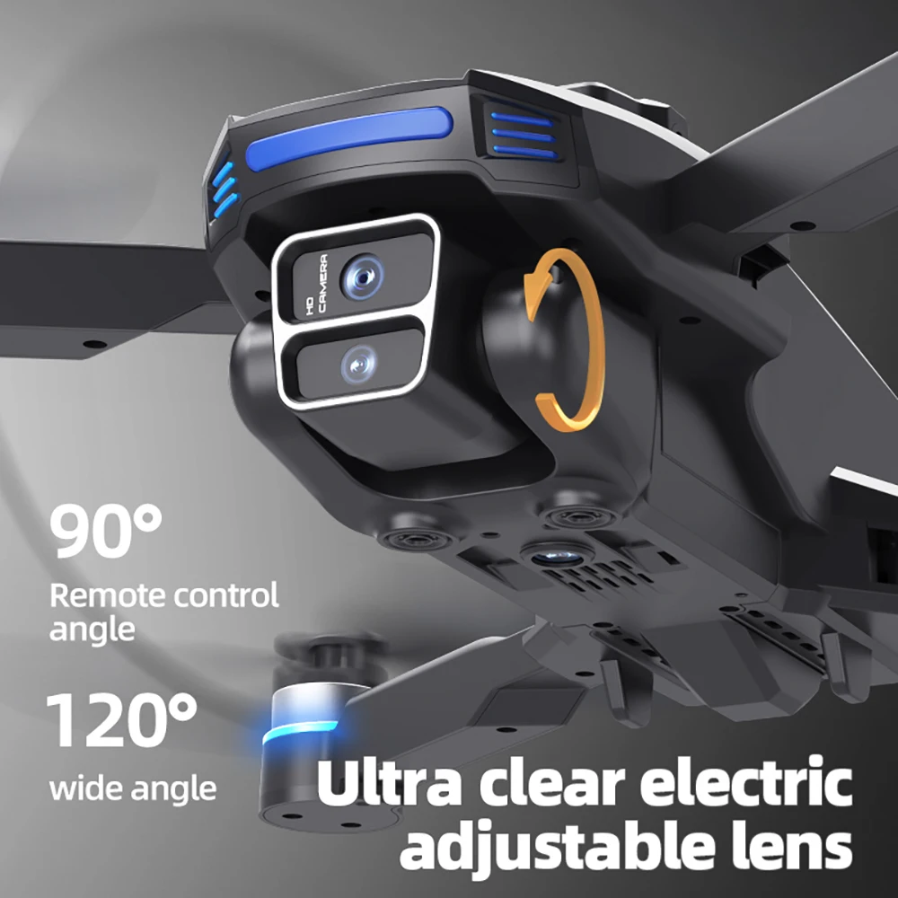New LF666 Drone with Large Screen Professional Aerial Photography 8K Triple Camera Obstacle Avoidance Folding Brushless 5G Drone