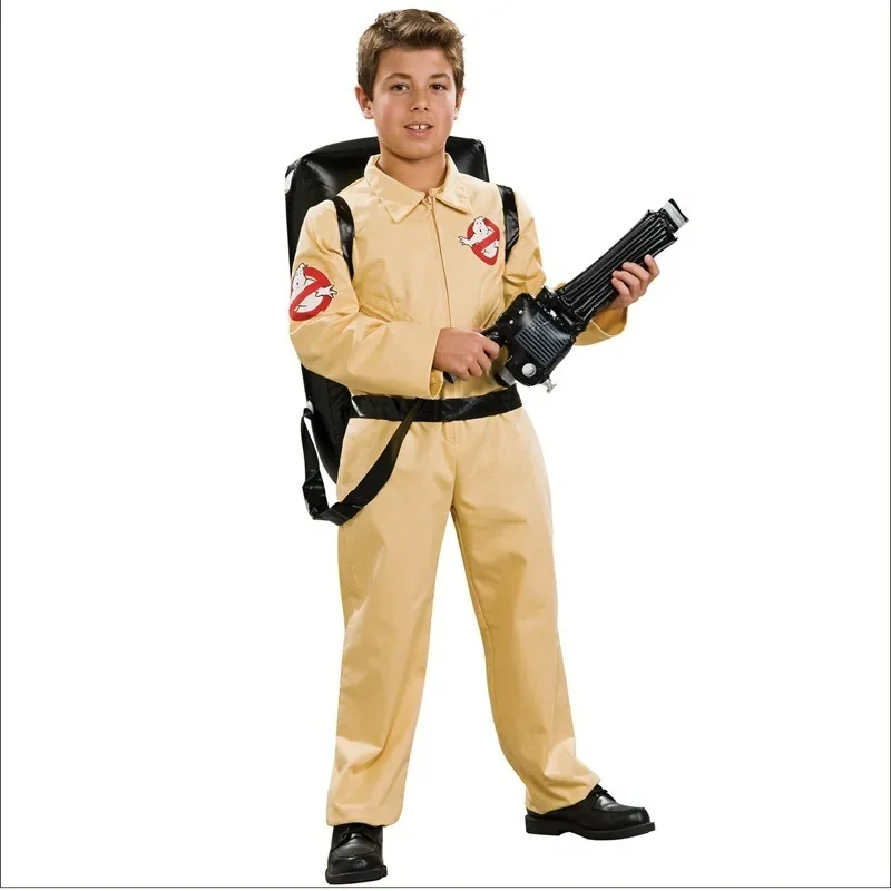 Kids Cosplay Costume Rubie's Ghostbusters Child's Jumpsuit with Proton Pack Accessory for Toddlers Ghost Hunter for Halloween cosplay jumpsuit