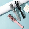 Men Plastic Vent Hair Brush Anti-static Comb Hairdressing Salon Barber Curly Hair Care Wig Styling Tool Comb Brush Massage Tool 1