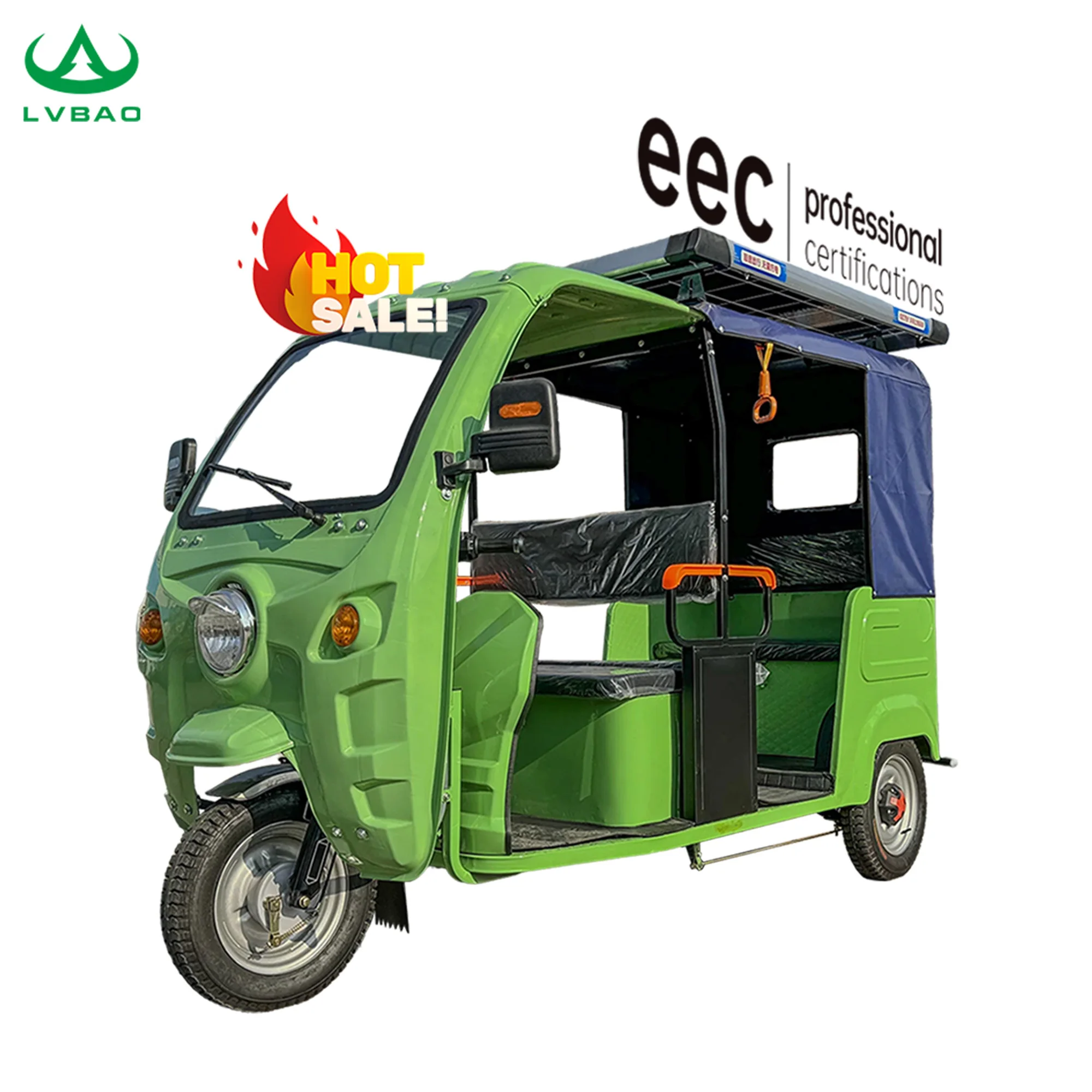 1800W 3000W E Risciò Elettrico A Tre Ruote Passeggero Trike