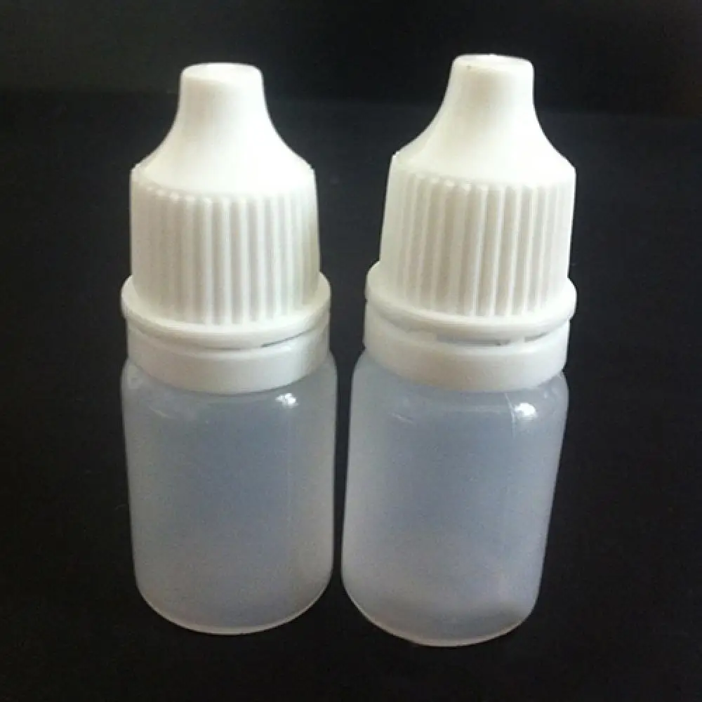 5PCS 5ml/10ml/15ml/20ML/30ML/50ML/100ML Empty Plastic Squeezable Dropper Bottles Eye Liquid Dropper Refillable Bottle 3