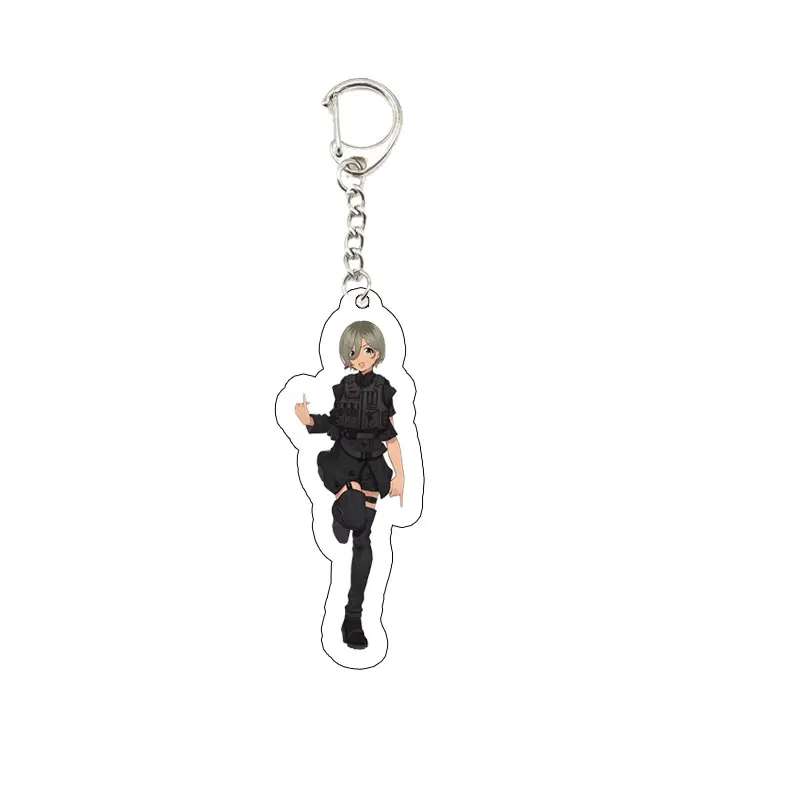 Anime Girls Band Cry Key Chain Key Ring Keychain for Accessories