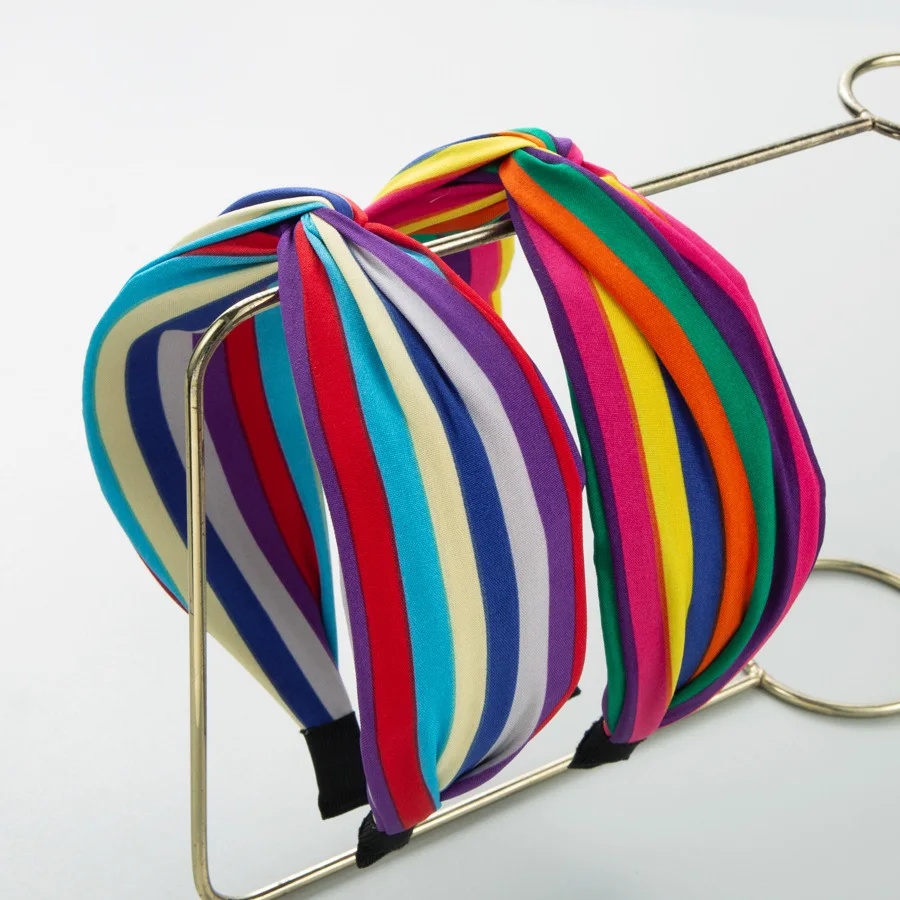 Glitzer Stirnband Mit Regenbogen-Knoten – Funkelndes Kristall-Haarband Für Damen & Mädchen