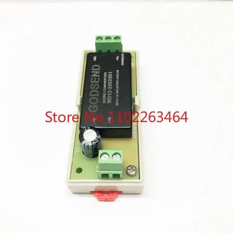 

DC-DC isolated power module WD12-24S24B1 input 18-36V24V to 24V12W with guide rail base