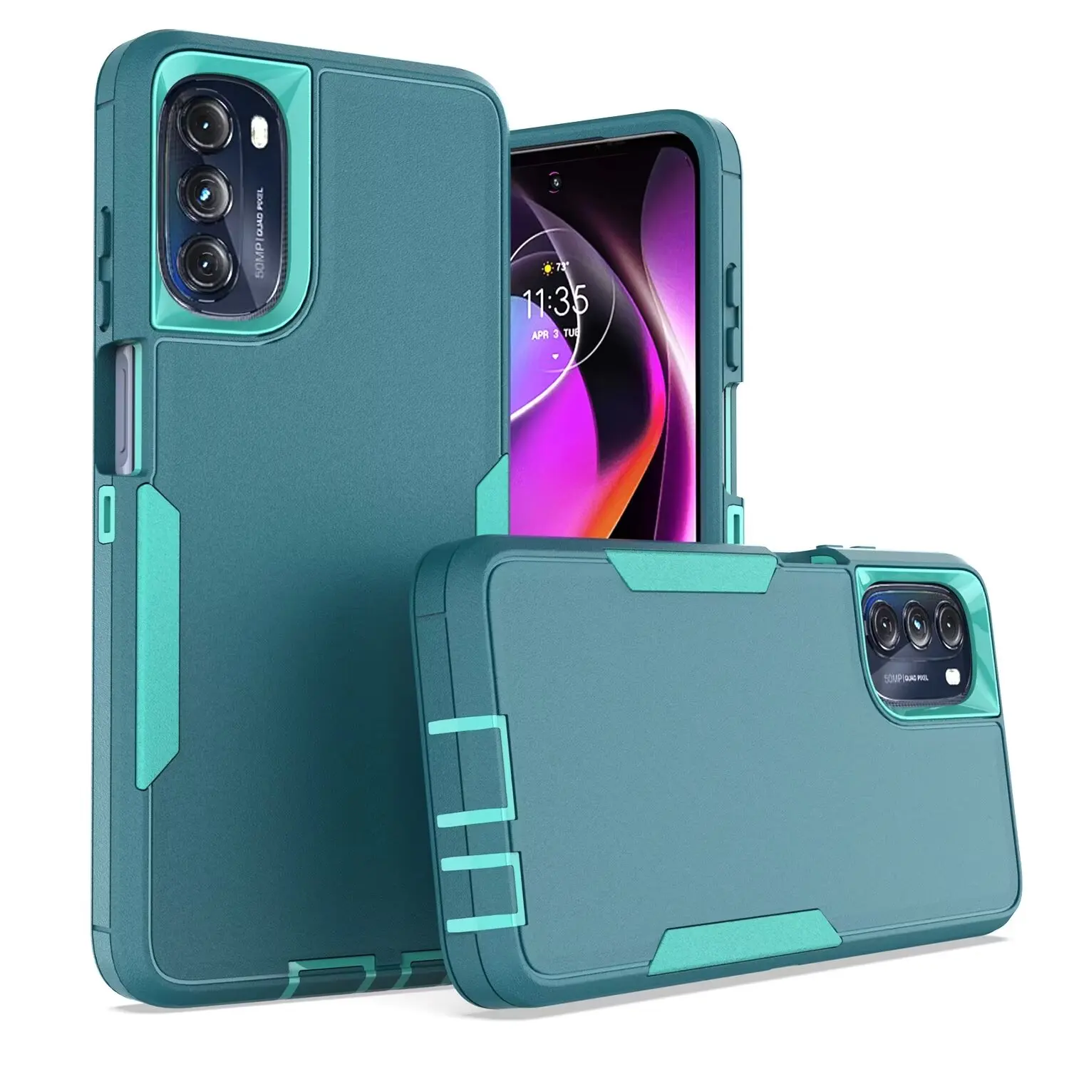 Heavy Duty Shockproof Protective Bumper Case with Magnetic Car Mount