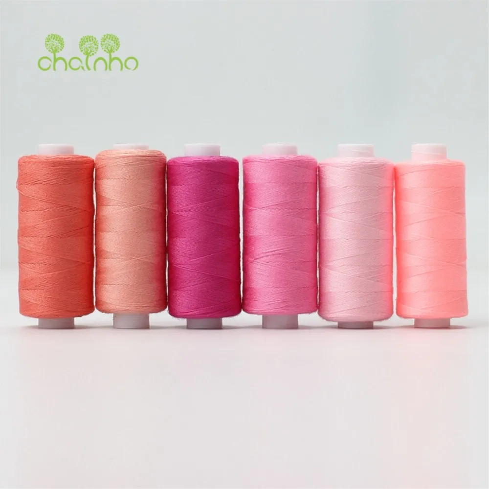 Chainho,Household 40S/2 Polyester Sewing Thread,Suitable For DIY Needlework & Sewing Machine,36 Color Available,400 Yard/Spool