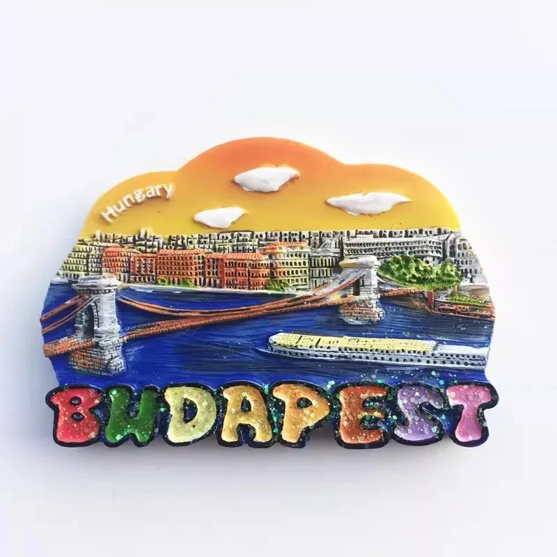 

Hungary Fridge Magnets Budapest Travelling Souvenirs Refrigerator Stickers Photo Wall Magnetic Stickers Home Deocr Wedding Gifts