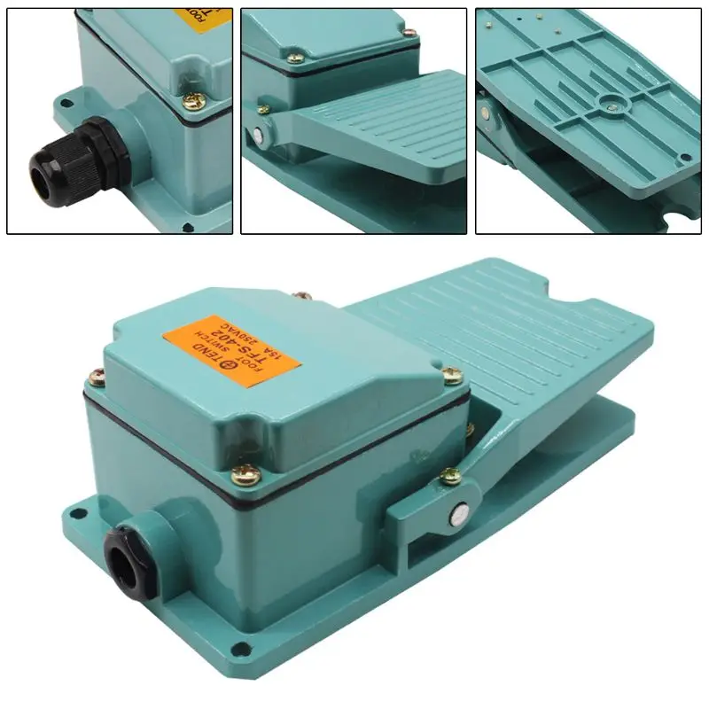 

1NO 1NC Momentary Pedal Foot Treadle AC250V 15A