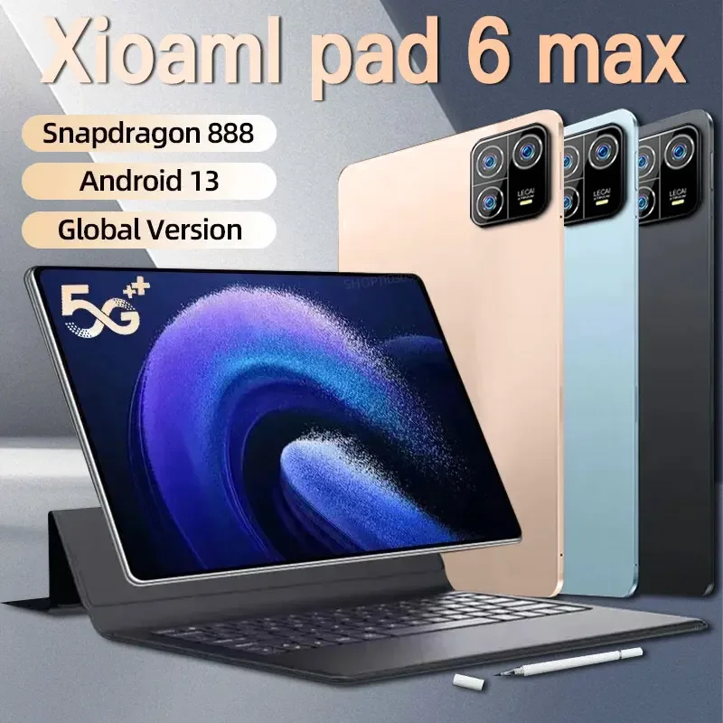 글로벌 5G 듀얼 SIM 카드 Mi Pad 6 Pro 태블릿 PC, 안드로이드 13, 11.0 인치, 8800mAh, 6 Max, 16G + 1TB, 정품 신제품 글로벌 5G 듀얼 SIM 카드 Mi Pad 6 Pro 태블릿 PC, 안드로이드 13, 11.0 인치, 8800mAh, 6 Max, 16G + 1TB, 정품 신제품