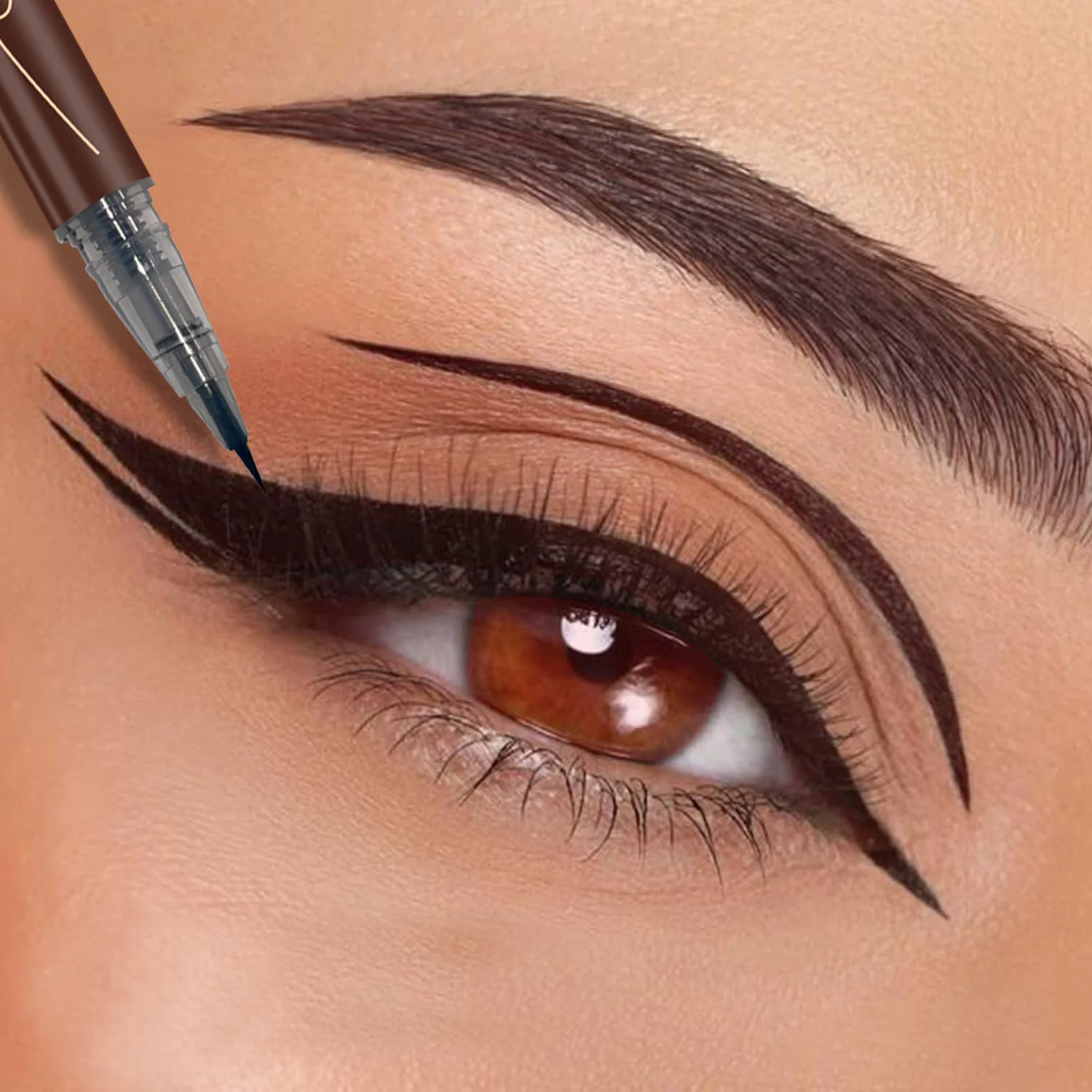 0.005mm Ultra-fine Eyeliner Long-lasting Makeup Waterproof Professional Antiperspirant Liquid Eye Eyebrow Pencil