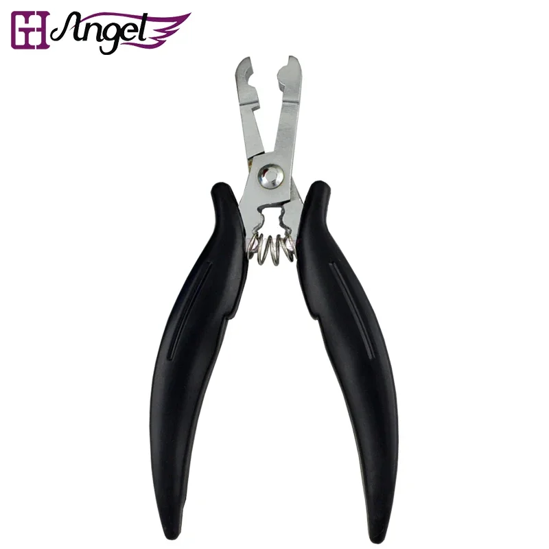 14.5cm C type stainless steel hair extension plier hair extension tools forceps for removal of micro ring pliers