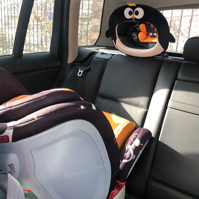 INS Cute Baby Rear Facing Mirrors Safety Car Back Seat Baby View Mirror Adjustable Useful For Infant Monitor Kids Toddler Child