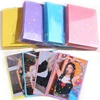 50Pcs Kpop Card Sleeves 61X91Mm Card Holder 20C Heart Bling Photocard Holder Photo Top Load Card Films Photo Cards Protector New 1