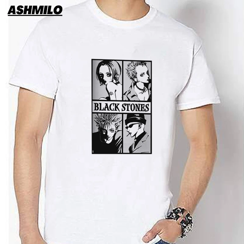 

Japanese Anime Kawaii Nana Print Summer Unisex T Shirt Graphic Tees White T-shirt Short Sleeve Casual Harajuku Tshirt Woman Top