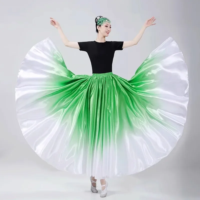 Falda Oscilante Grande Para Danza Del Vientre, Falda De Lino Para Danza