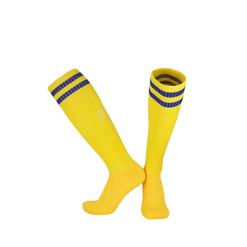 Men's Breathable European Soccer Knee-High Socks - 22 Color Options