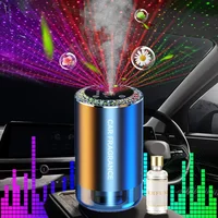 Car Air Freshener With Starry Sky Top Light 3-Color Car Perfume Essential Oil Fragrance Diffuser Deodorization Aroma Diffuser