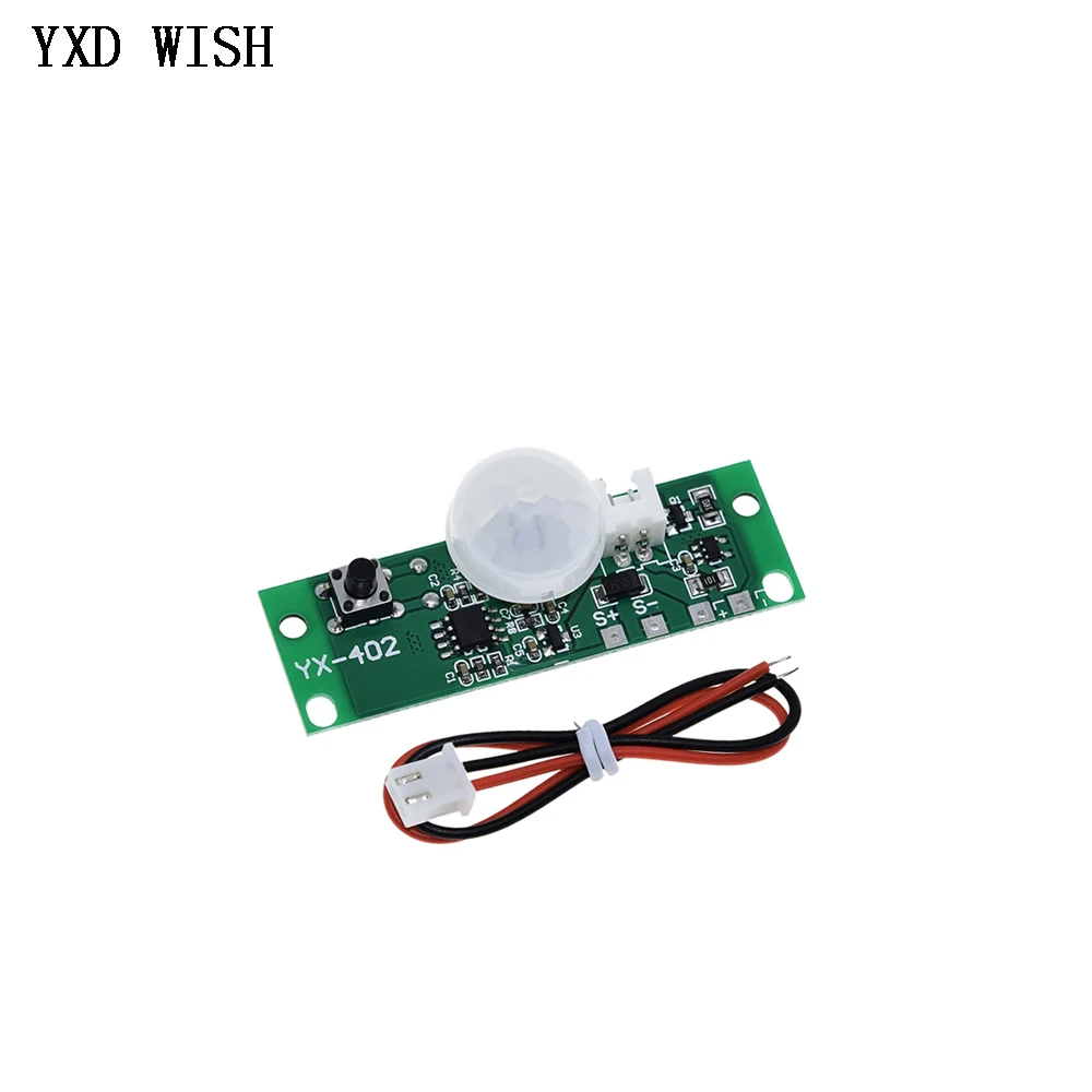 1-5pcs 3.7V DIY Solar Lamp Board Infrared Human Body Induction Solar Circuit Board Control Sensor Night Light Module Controller