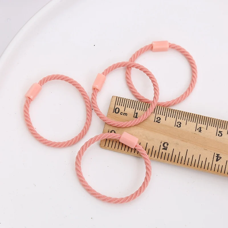 50/100 stücke Candy Elastische Haar Krawatte Bands Scrunchies Ligen Harz Patch Für Kleinkind Zubehör Baby Mädchen DIY Schmuck Liefert – Detail 7
