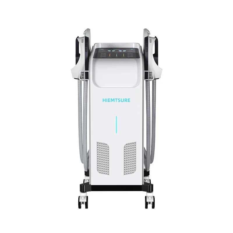 

High Power 4 Handles Hiemt Body Sliming Machine Fitness Muscle Trainning Ems Body Sculpting Muscle Building Emslim Machine