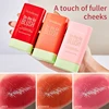 3 In 1 Make Up Brush Functional Blush Stick Waterproof Easy Color Rouge Blusher Cream High Color Rendering Brightening Skin Tone 3
