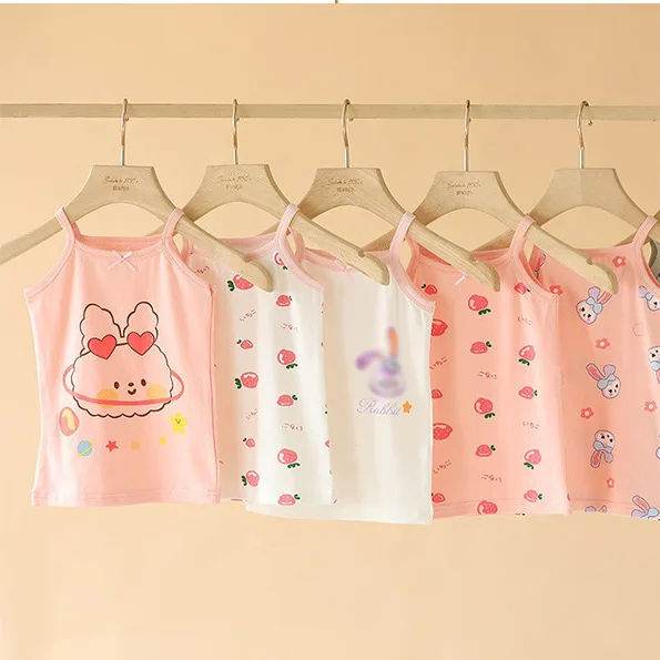 

Summer Girls Vest Cotton Thin Children's Clothing Baby Vest
