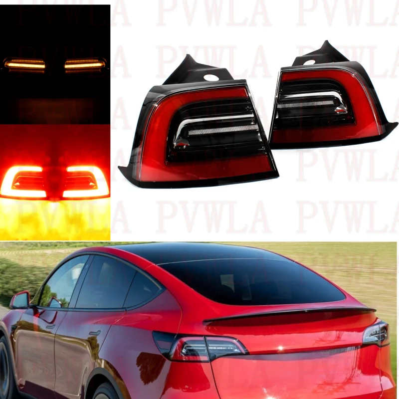 

Outer Side Tail Lamp Rear Light With Bulbs 1502086-00-D 1502087-00-D For Tesla Model 3 / Y 2020 2021 2022 2023