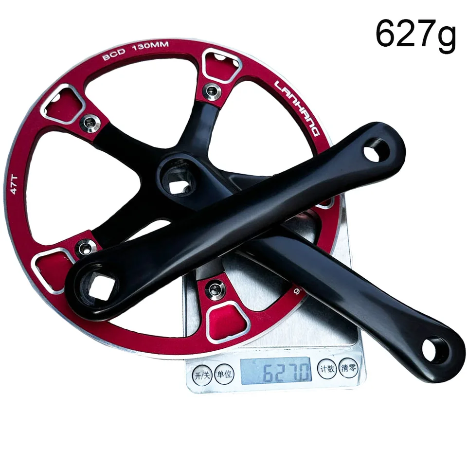 Pédalier Route VTT Pédalier Vélo Route Litepro - 130BCD 50-58T - Aluminium CNC Plateau Alu CNC