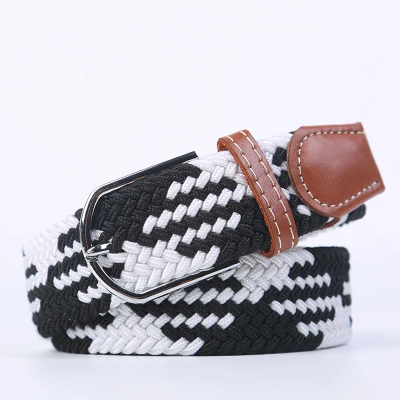 Unisex Eco-Friendly Stretch Belt with Pin Buckle - Versatile Design in 60 Colors
