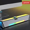 Original Lenovo TS33 Wired and Bluetooth 5.0 Speaker 360 Home Movie Surround Sound Bar Audio Speaker For Desk Computer Subwoofer 1