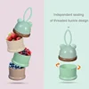 Colored Milk Powder Box Convenient and Portable Milk Powder Box Toddler 3-Tier Food Container Portion Travel Snack Container 2