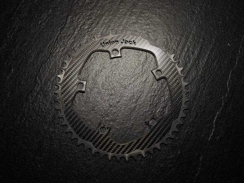 Unionjack Road bike chainring carbon 48T 50T 52T 54T 56T 58T