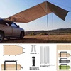Portable Car Shelter Shade Tent Outdoor Camping Luxury Tent For Suv RV Automobile Side Roof Top Waterproof Rainproof Canopy
