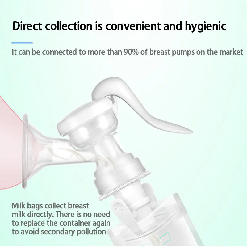 breast milk bag adapters breast pump accessories BPA free transfer clip milk storage bag transfer clip