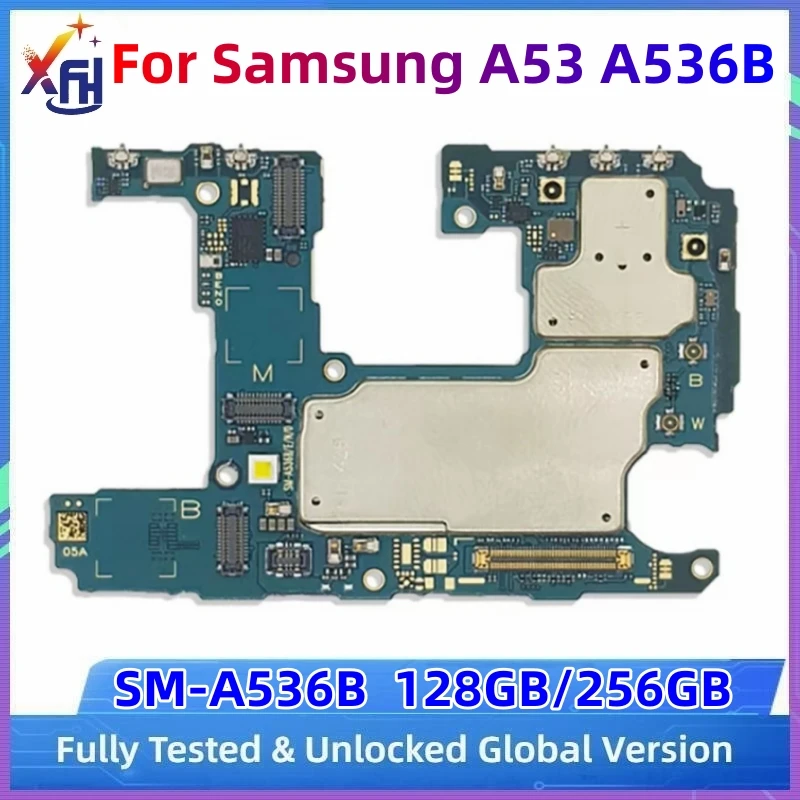

Motherboard PCB Module for Samsung Galaxy A53 SM-A536B, 128GB 256GB ROM, Unlocked Mainboard, with Exynos 1280 Processor