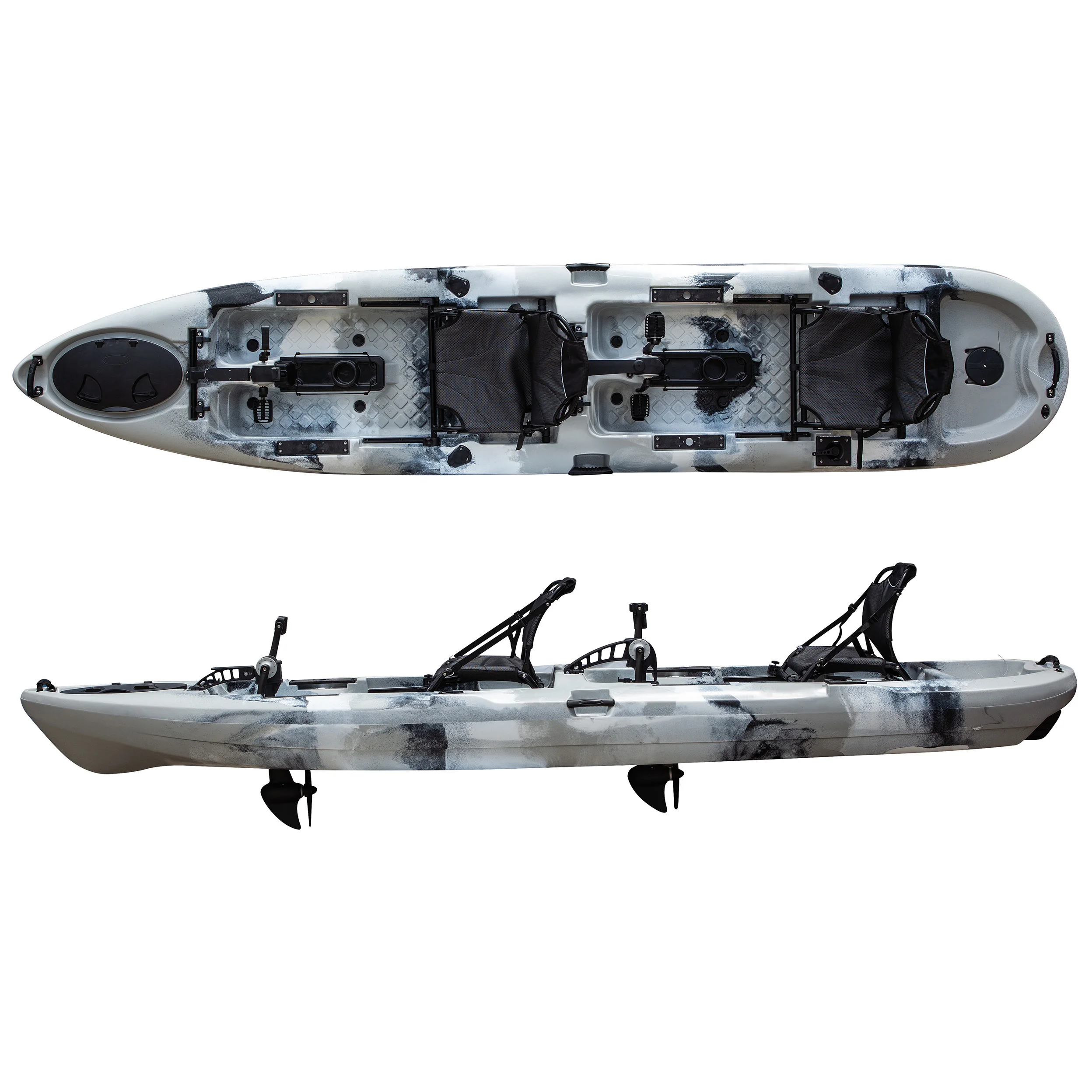 Alta Qualità 2-3 Persone Sit On Top Fishing Intex Kayak Travel Barat Rod Pesca Barca A Remi, Pick Up Al Porto