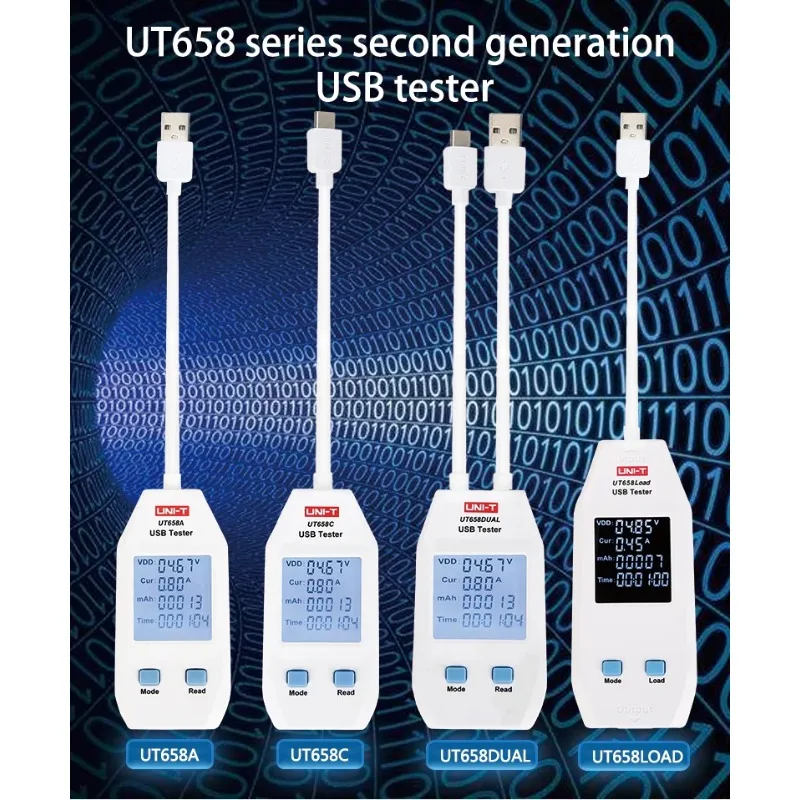 

UNI-T USB Tester Digital Voltmeter Ammeter Voltage Current Amperemeter Capacity Meter Doctor For Mobilephone Tablet Power