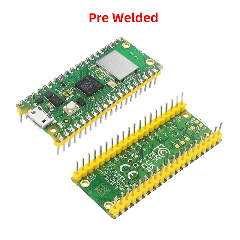 Original Raspberry Pi Pico RP2040 Microcontroller Chip Dual-Core Cortex M0+ Low-Power Optional Case Soldered GPIO for Pico raspberry pi