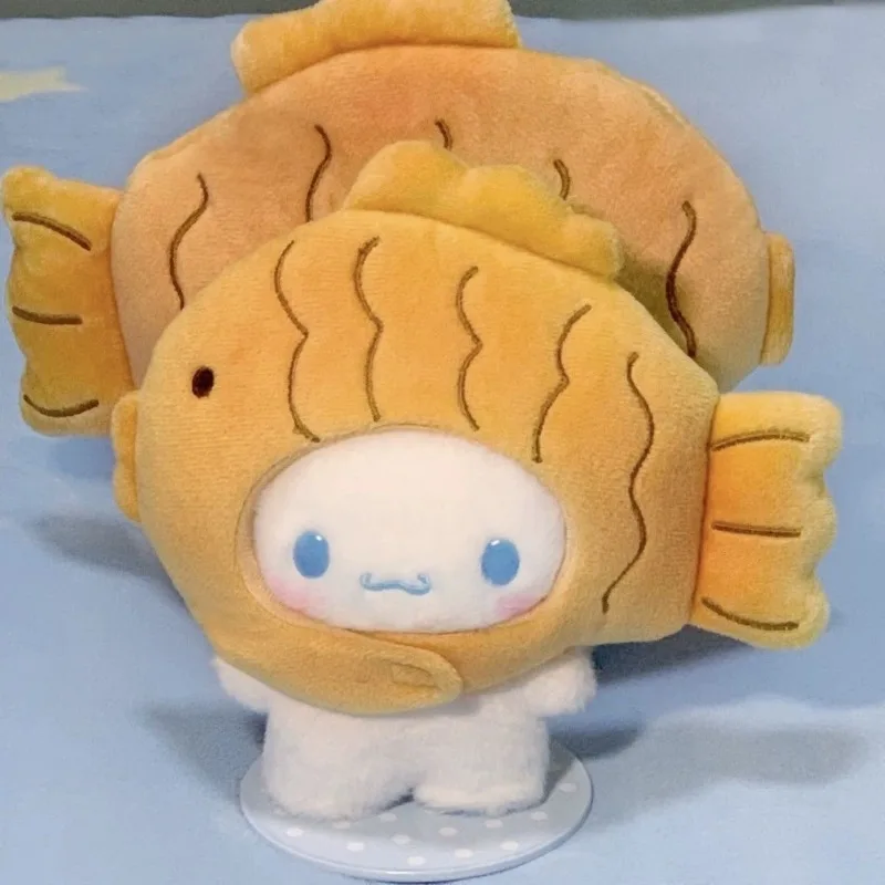 

Sanrio Cinnamoroll Kawaii Stuffed Plushie Taiyaki Doll Cartoon Cute Plush Doll Send Friends Birthday Gift Detachable Doll Toy