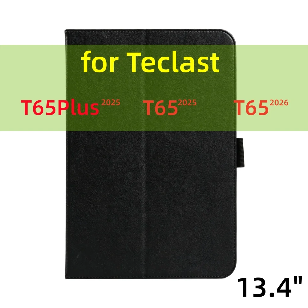 Premium Leather Folio Stand for 13.4 Tablets - Full Body Protective Shell