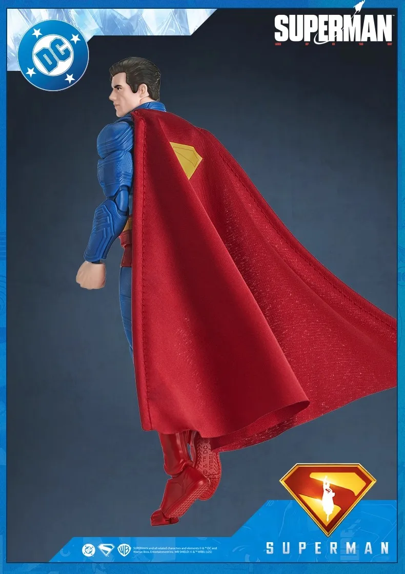Blokees David Superman Classic Action Figure Assembly Toy for Kids' Collection Gift
